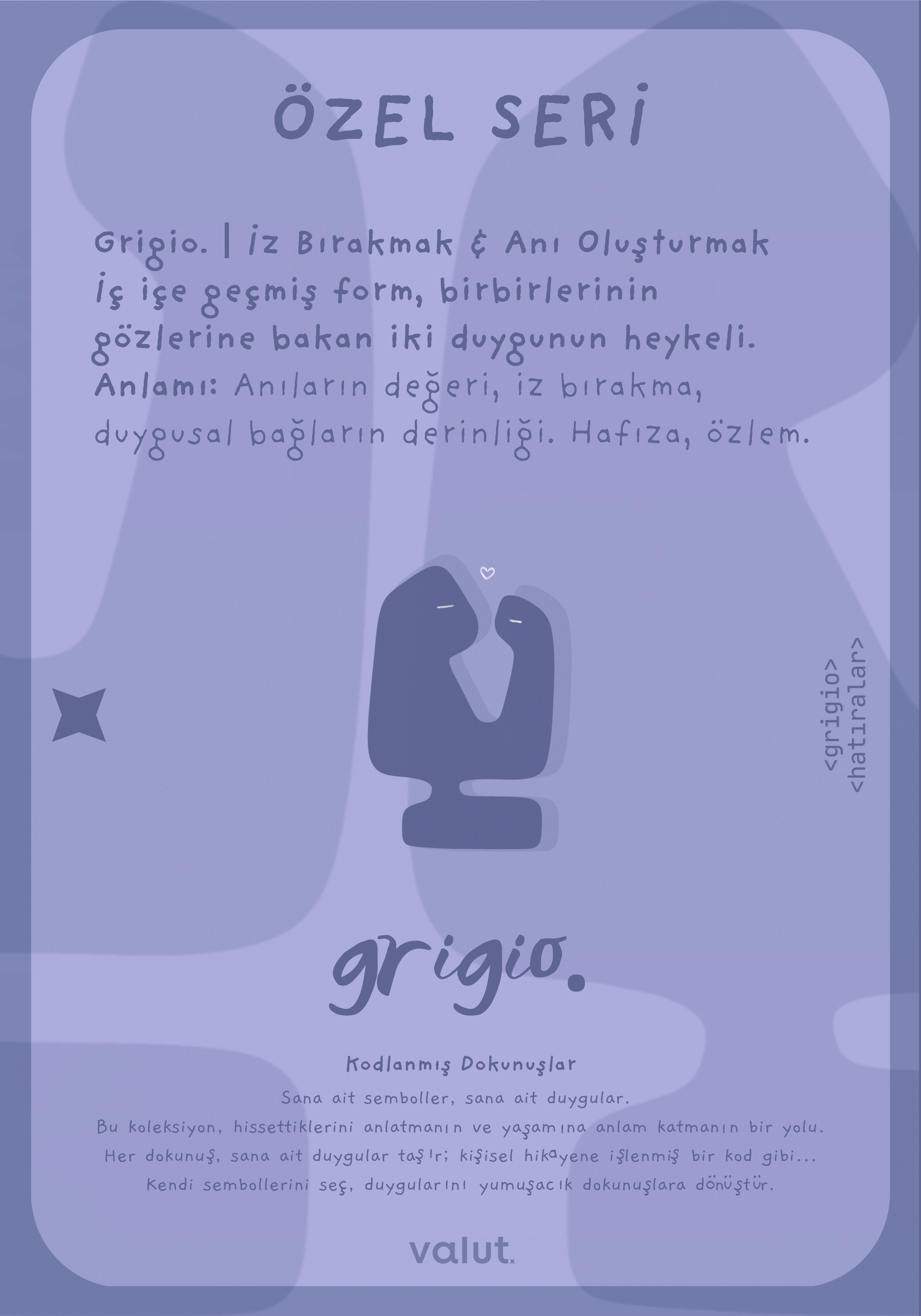 Grigio Dekoratif Yastık