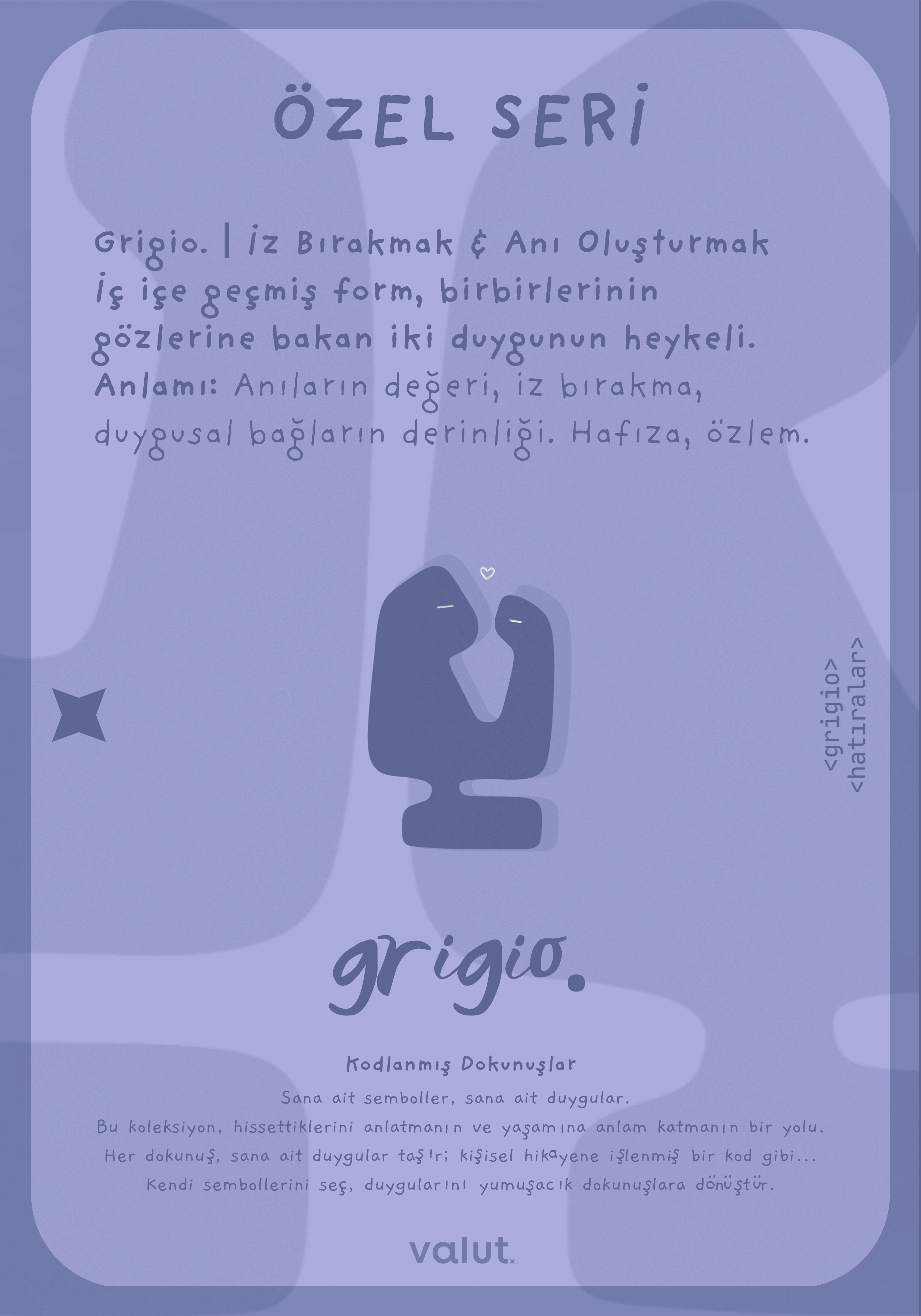 Grigio Dekoratif Yastık