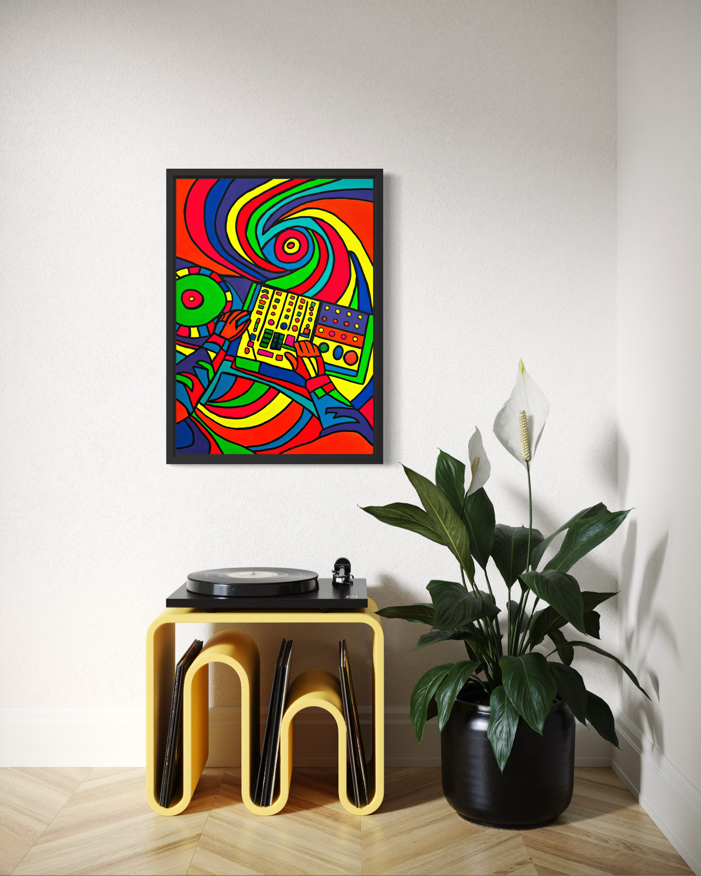 Groove N Flow Tablo | 50x70 cm-Tablo-Fırat Aydın Works-NowShopFun