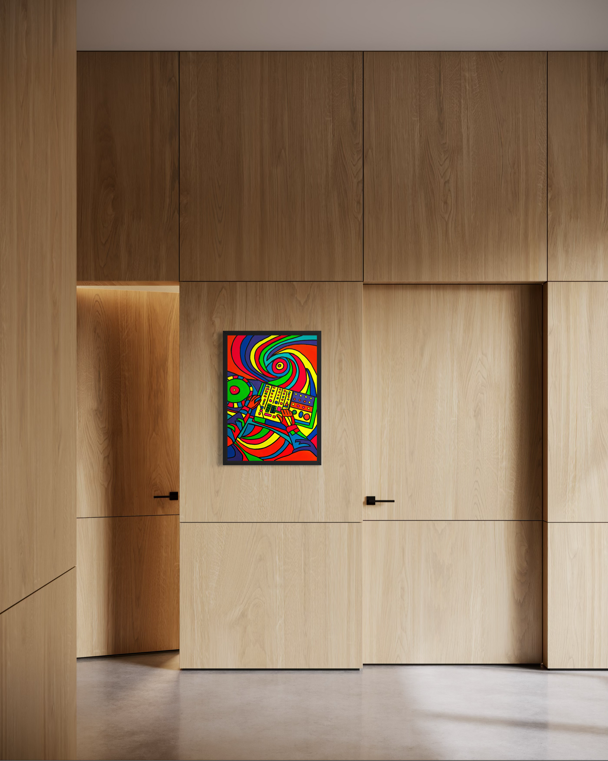 Groove N Flow Tablo | 50x70 cm-Tablo-Fırat Aydın Works-NowShopFun