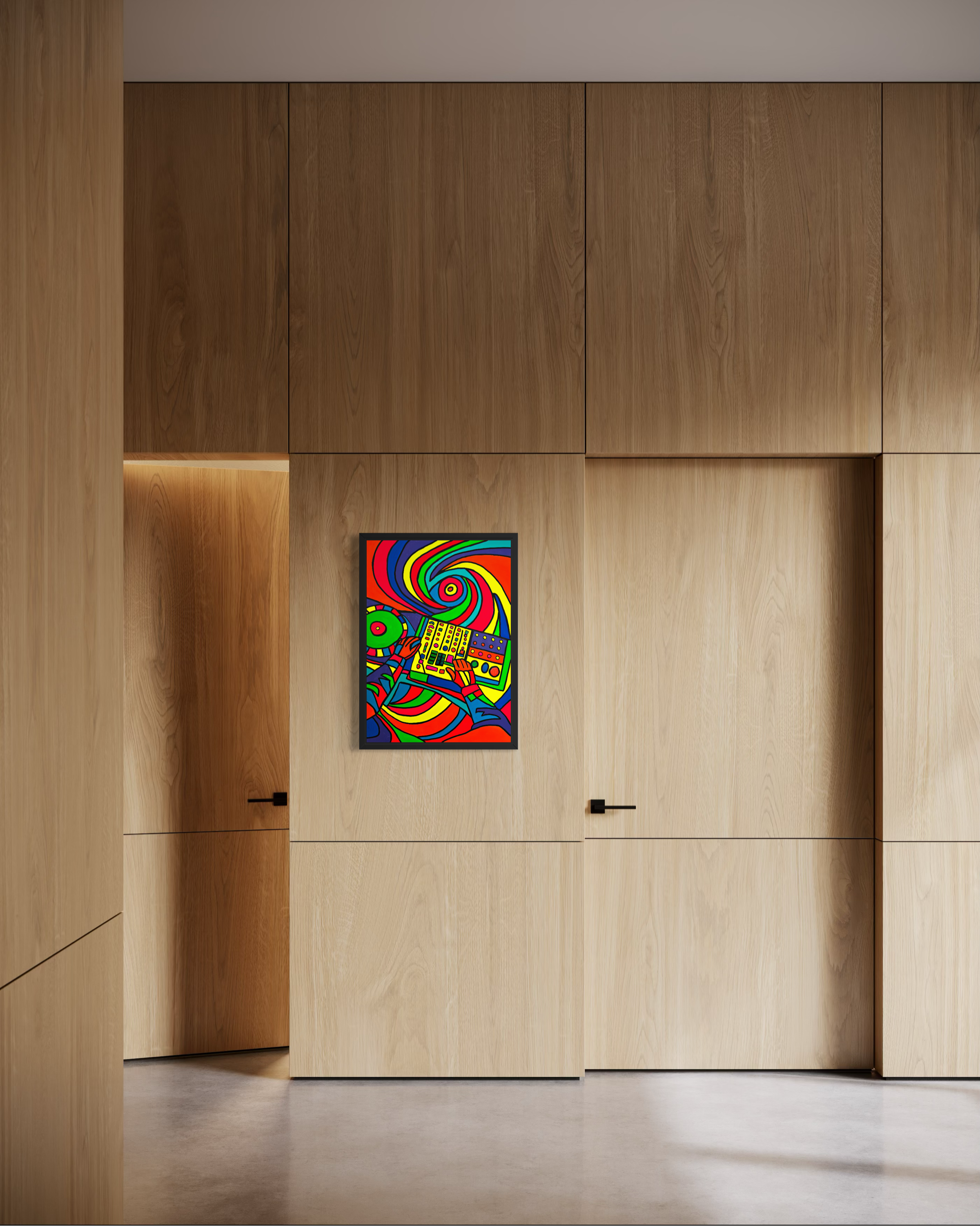 Groove N Flow Tablo | 50x70 cm-Tablo-Fırat Aydın Works-NowShopFun