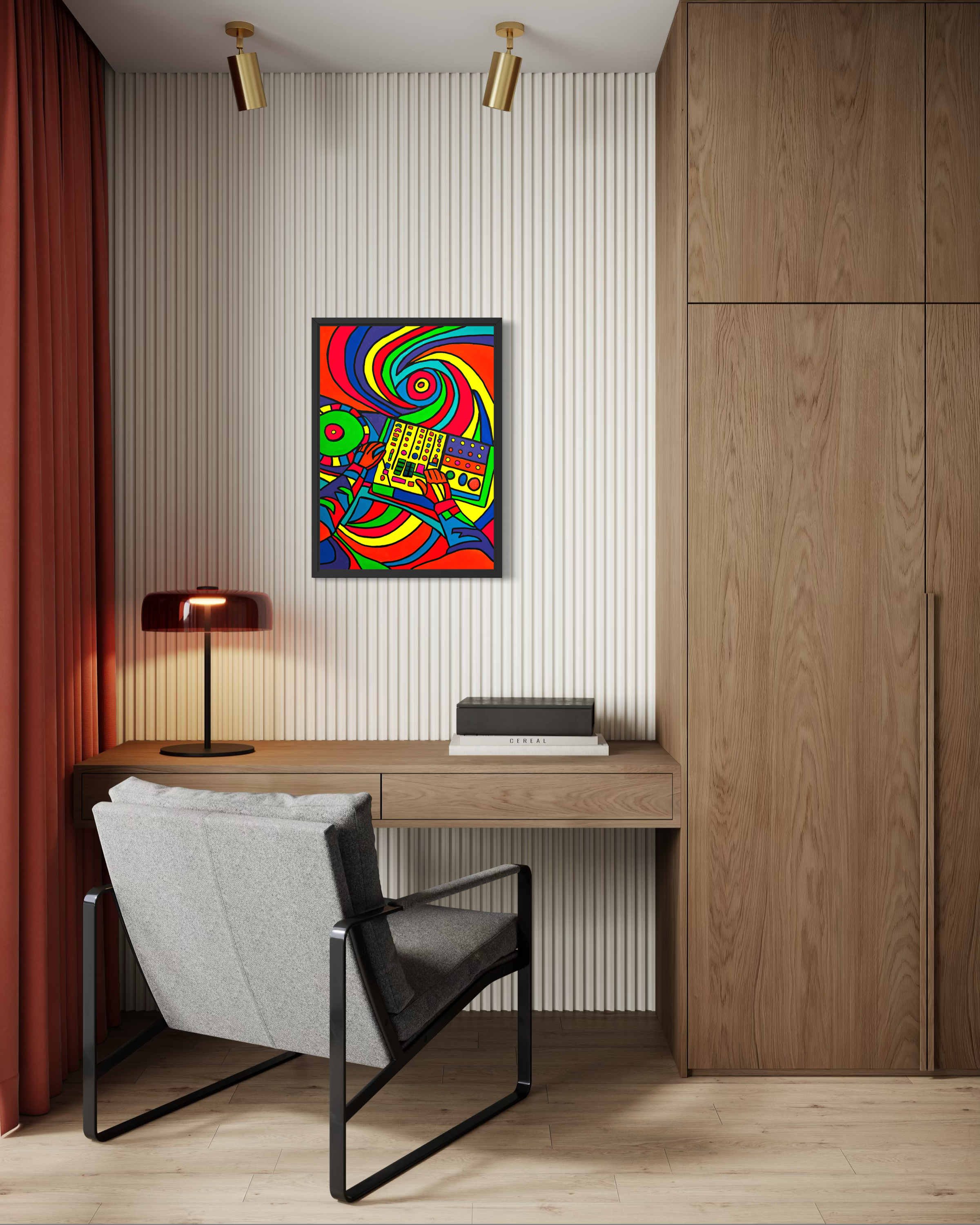 Groove N Flow Tablo | 50x70 cm-Tablo-Fırat Aydın Works-NowShopFun