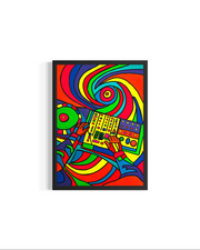 Groove N Flow Tablo | 50x70 cm-Tablo-Fırat Aydın Works-NowShopFun