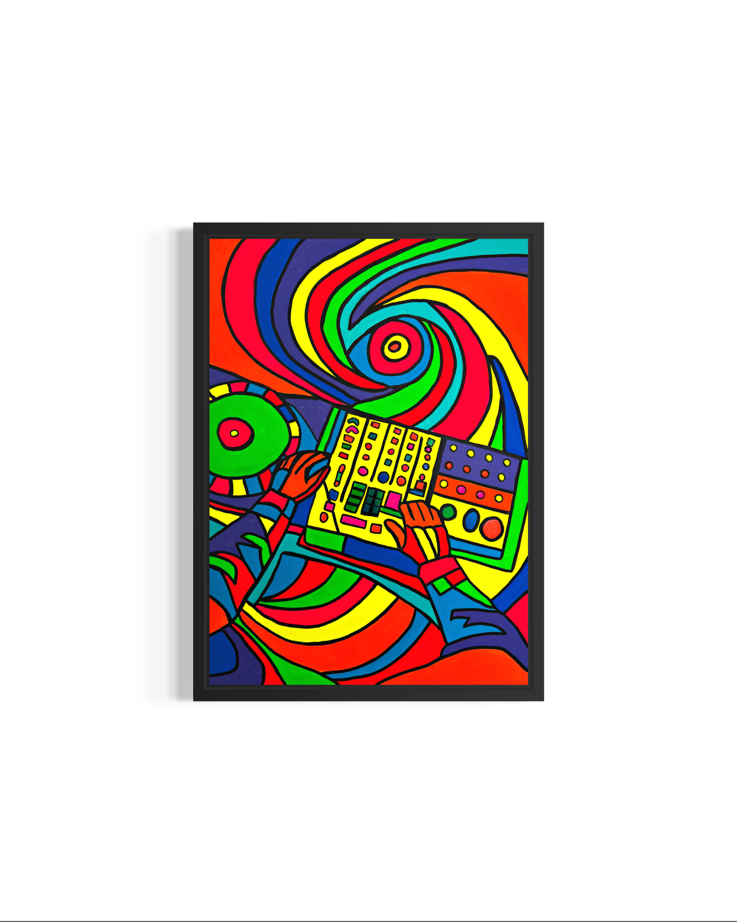 Groove N Flow Tablo | 50x70 cm-Tablo-Fırat Aydın Works-NowShopFun