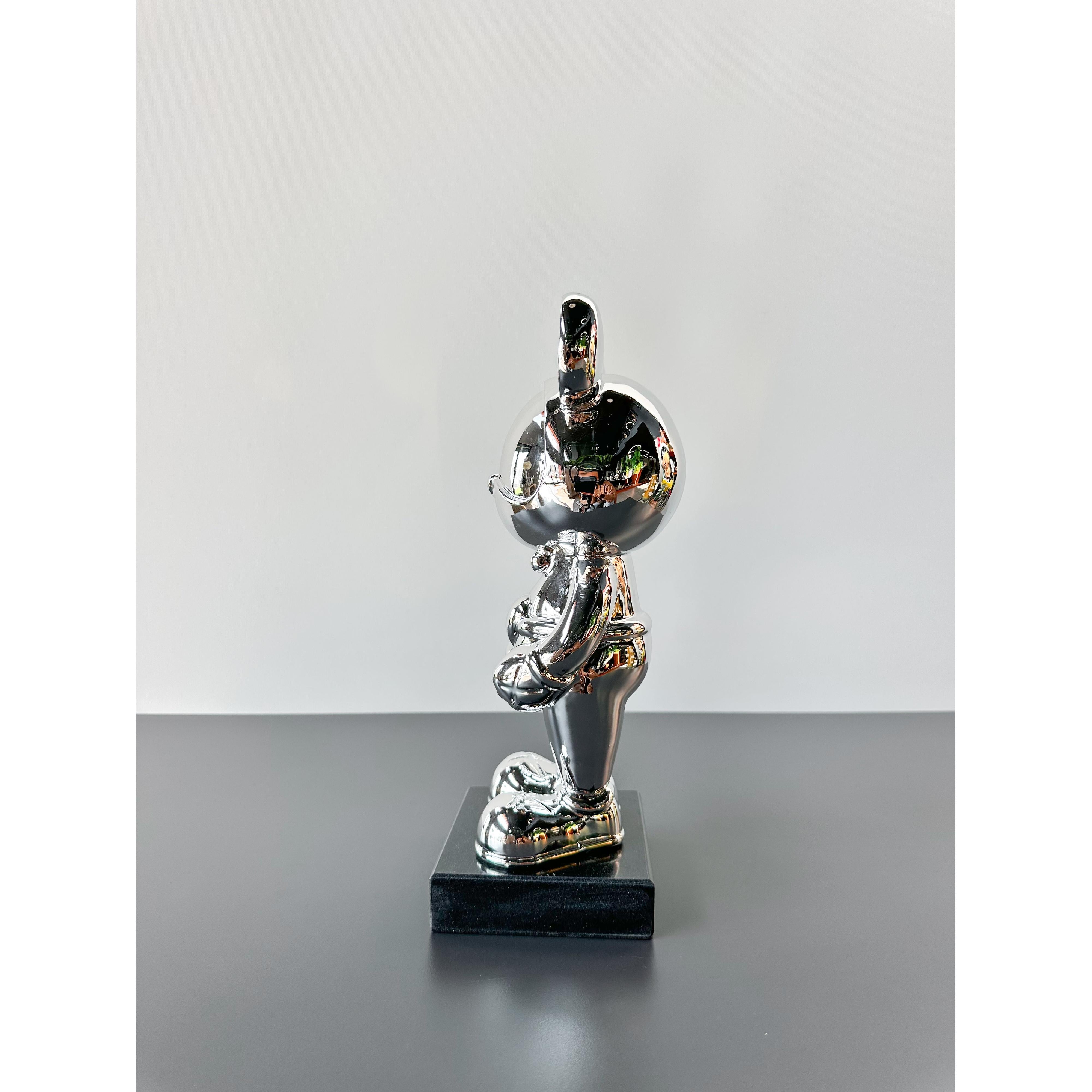 Gümüş Renk Fare Dekoratif Obje