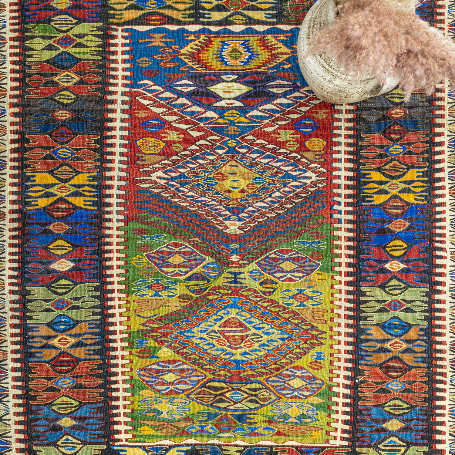 Güre El Dokuma Yün Nuzumla Kilim 138x189 cm
