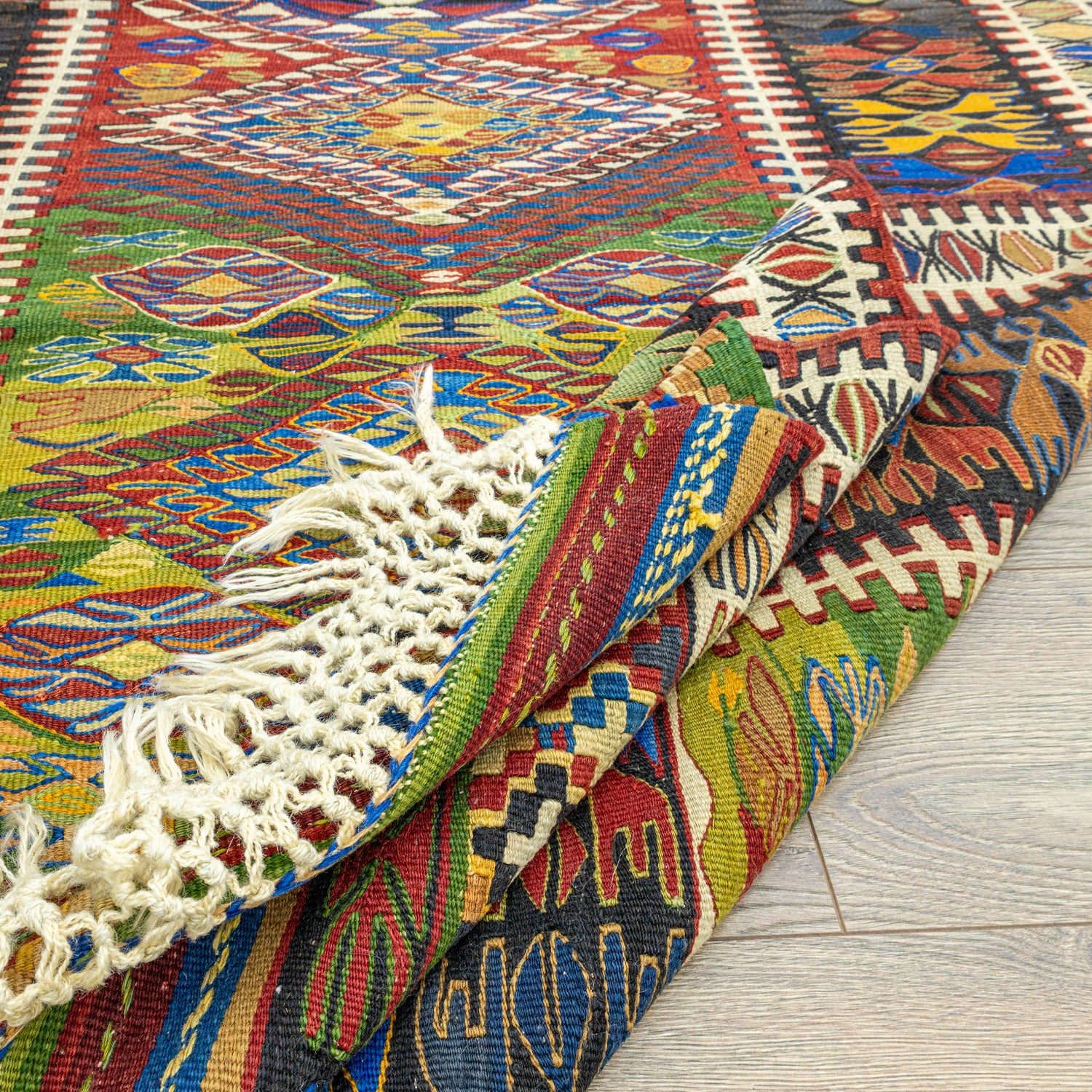 Güre El Dokuma Yün Nuzumla Kilim 138x189 cm