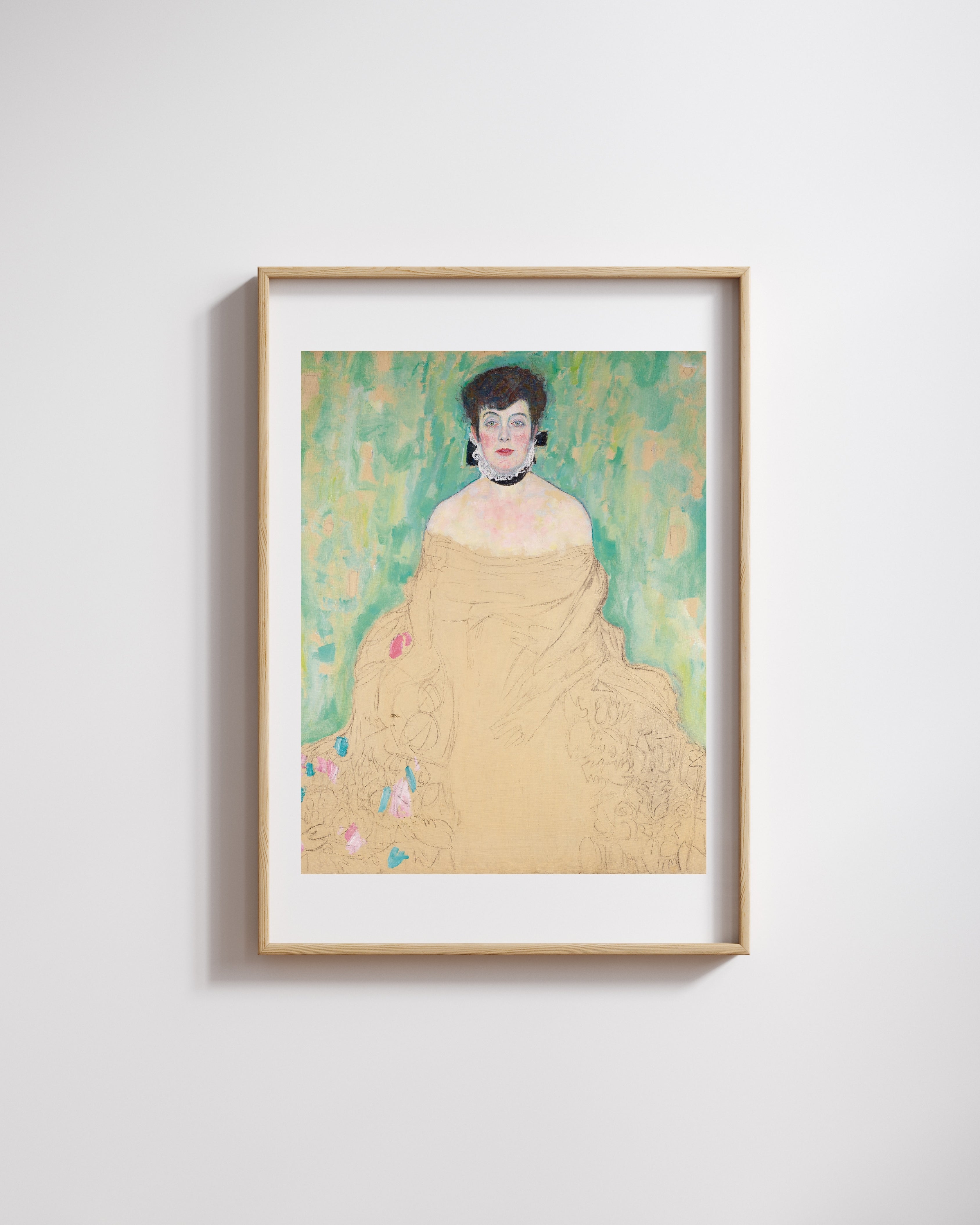 Gustav Klimt - Amalie Zuckerkandl Fine Art Baskı