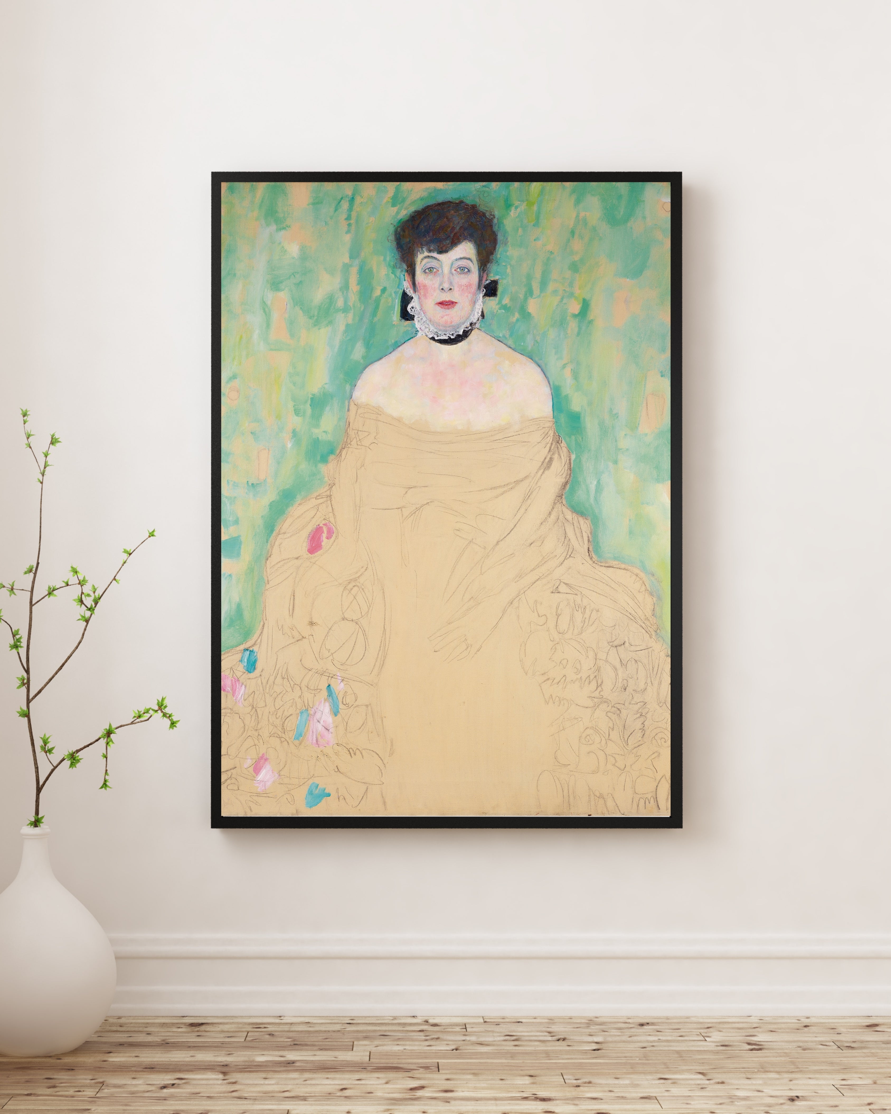 Gustav Klimt - Amalie Zuckerkandl Fine Art Baskı