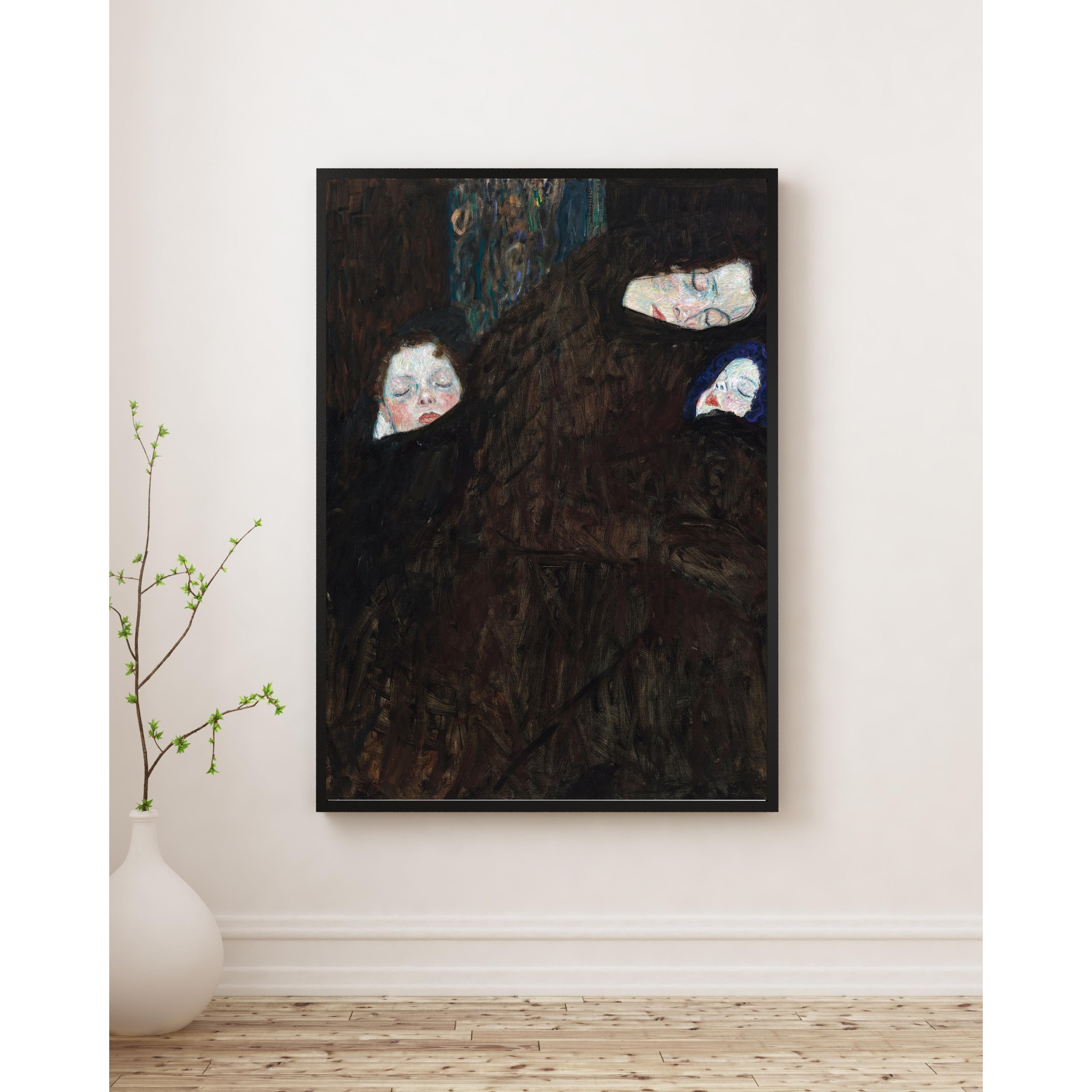 Gustav Klimt - Anne ve İki Çocuk Aile poster