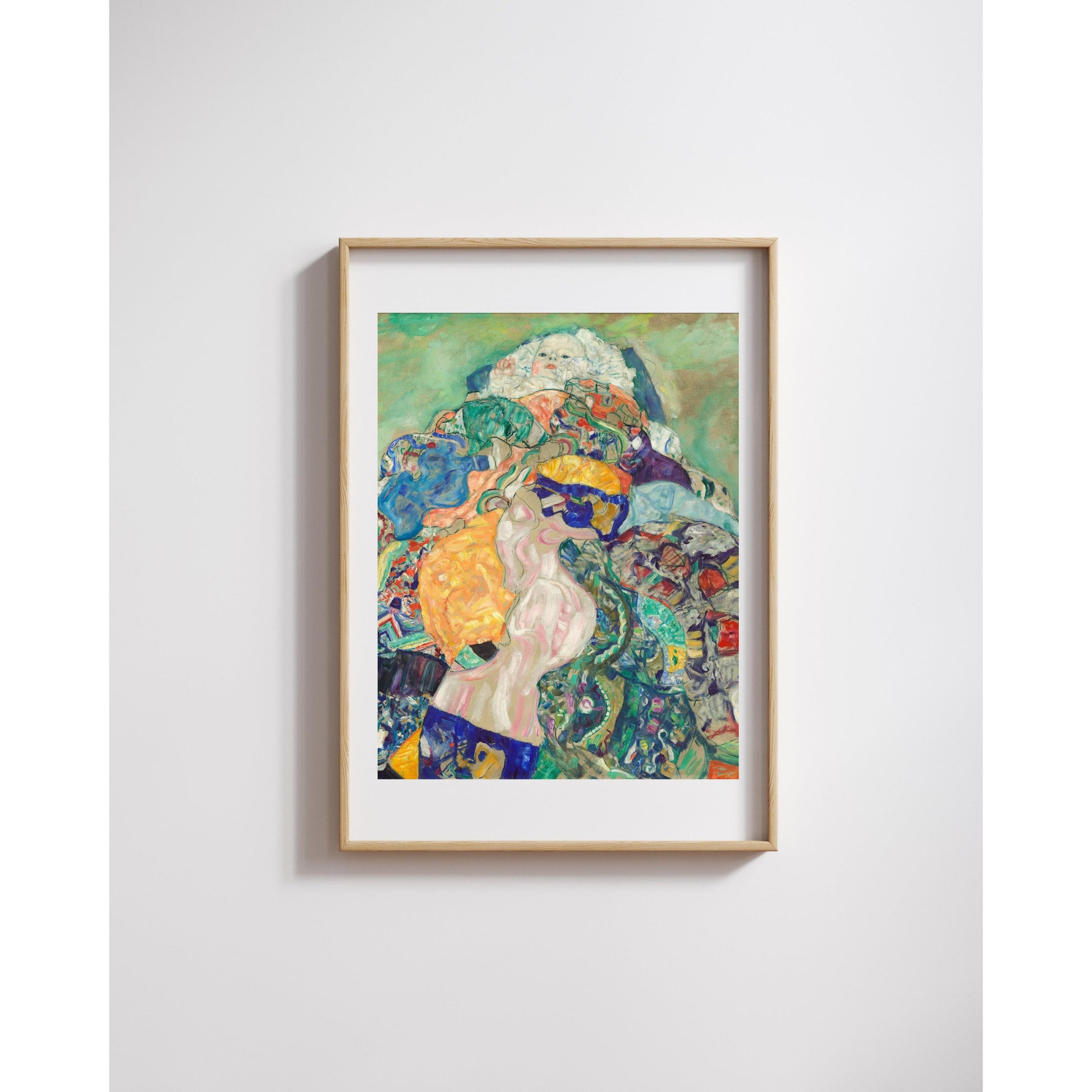 Gustav Klimt - Bebek - Beşik Fine Art Baskı