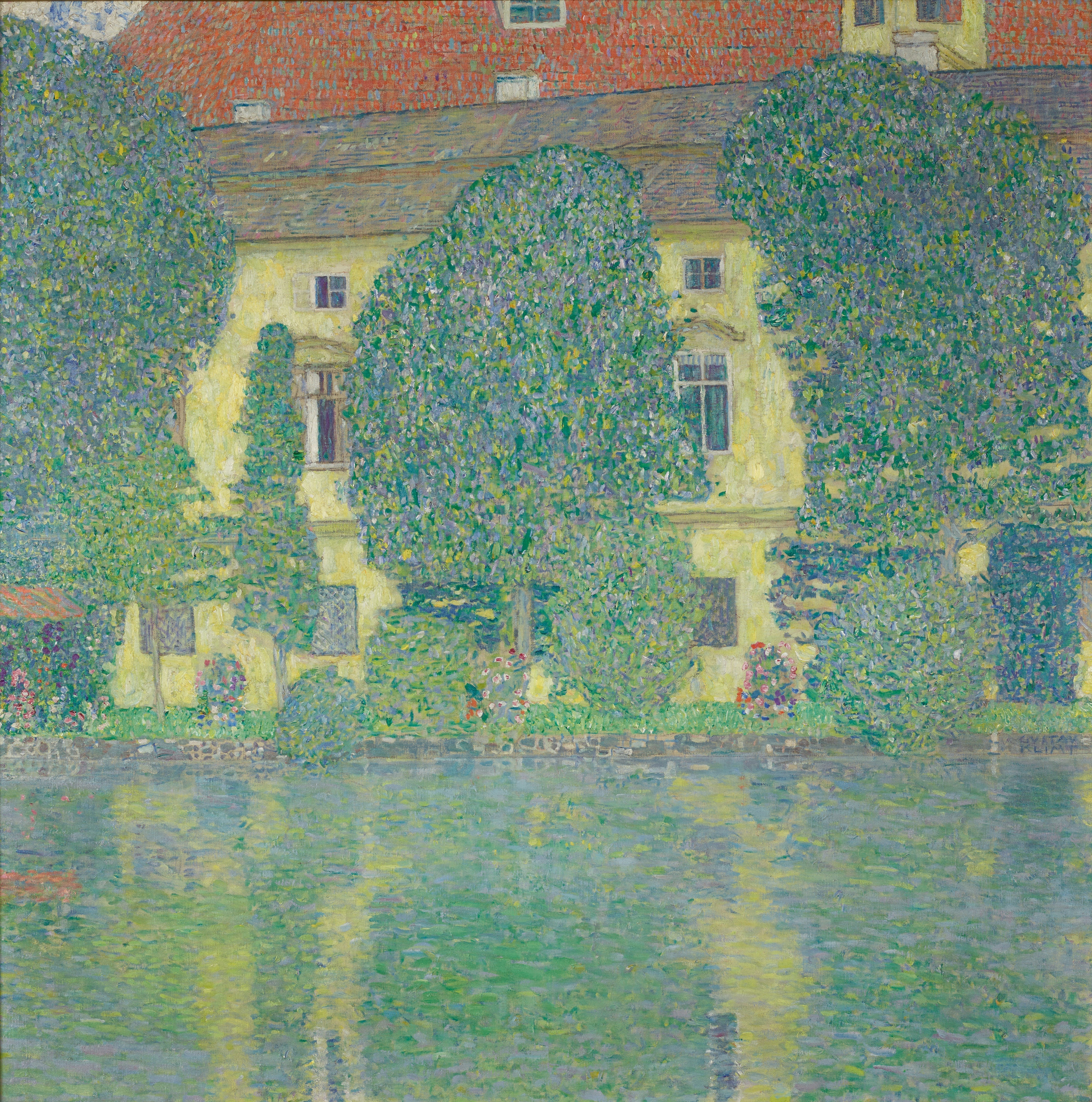 Gustav Klimt - Kammer Şatosu Attersee Fine Art Baskı