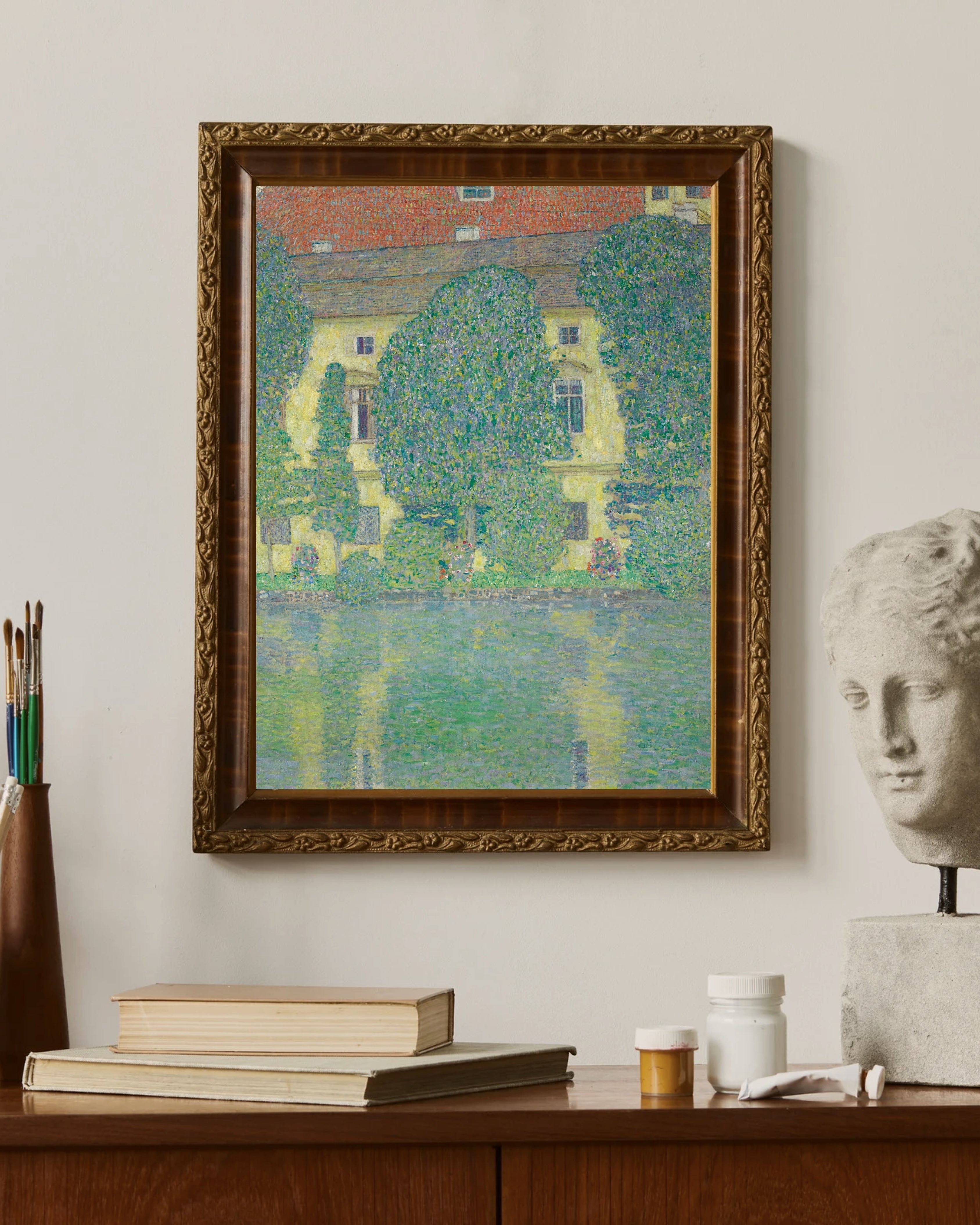 Gustav Klimt - Kammer Şatosu Attersee Fine Art Baskı