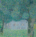Gustav Klimt - Yukarı Avusturya Çiftlik Evi Fine Art Baskı