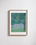 Gustav Klimt - Yukarı Avusturya Çiftlik Evi Fine Art Baskı