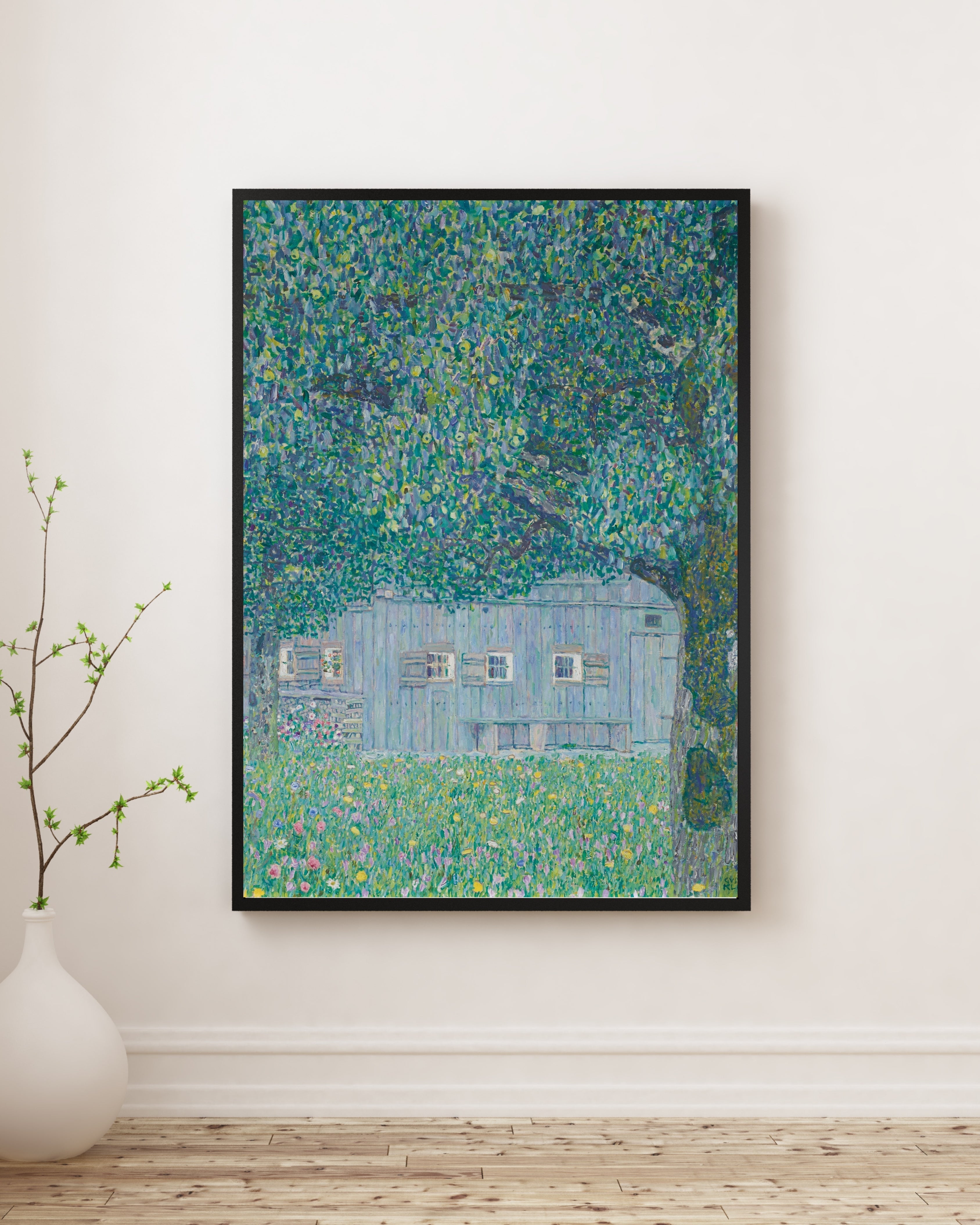 Gustav Klimt - Yukarı Avusturya Çiftlik Evi Fine Art Baskı
