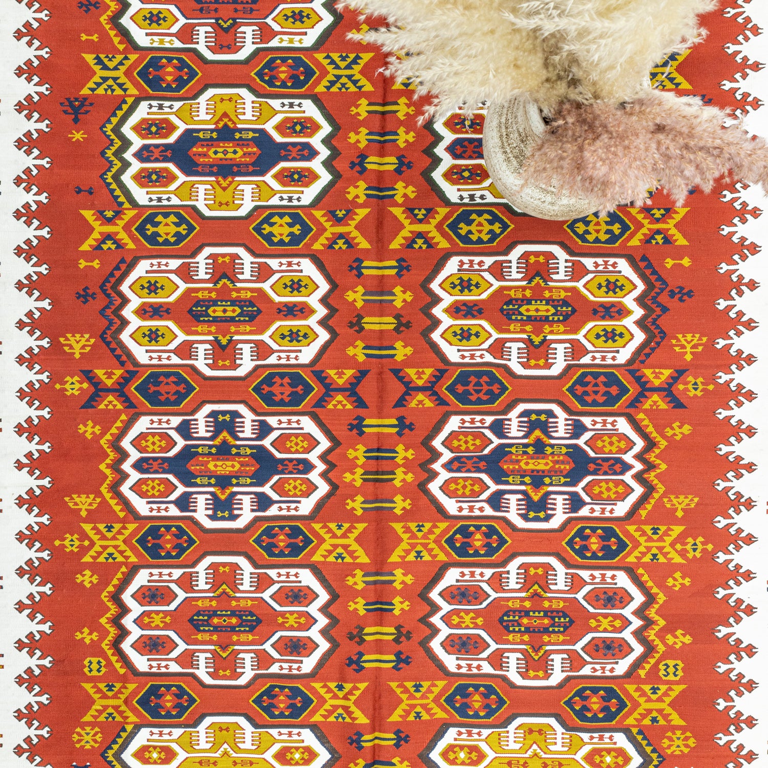 Halas El Dokuma İpek Kilim 169x236 cm