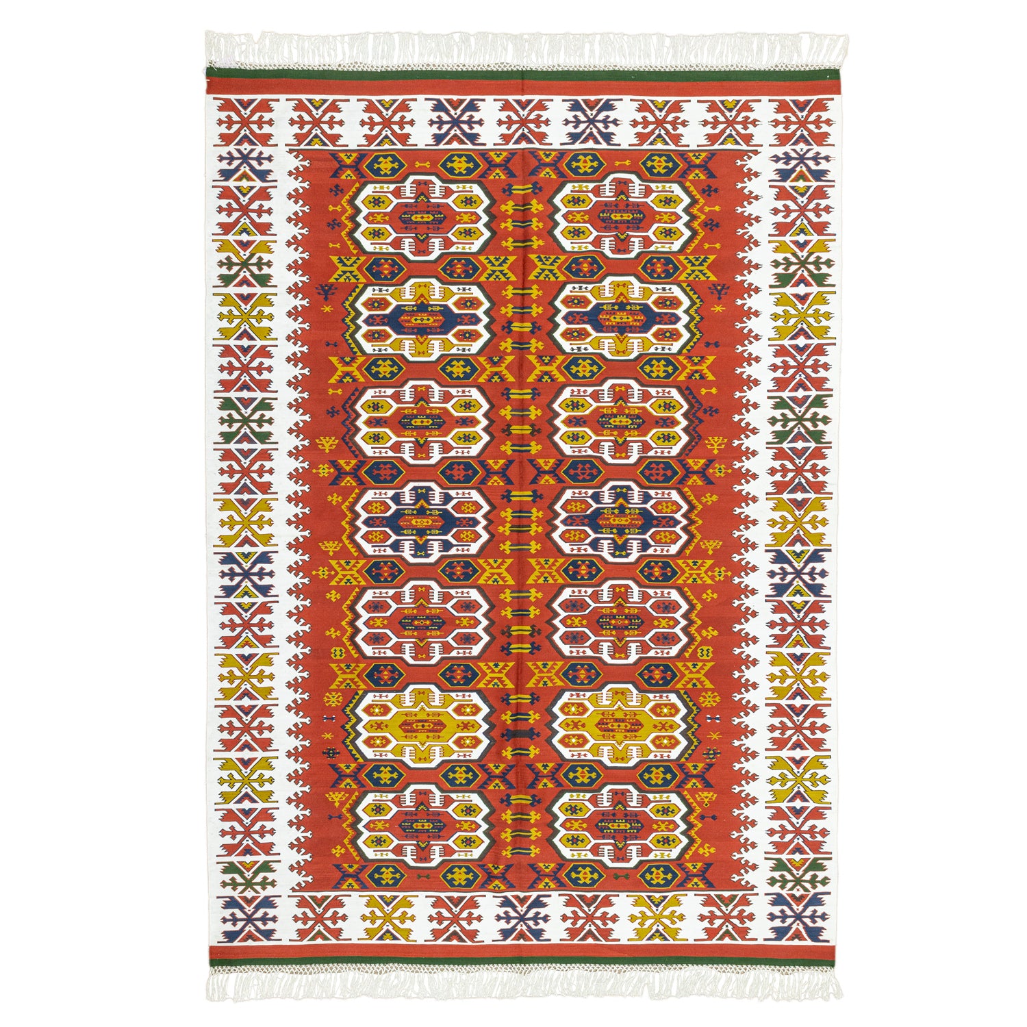 Halas El Dokuma İpek Kilim 169x236 cm