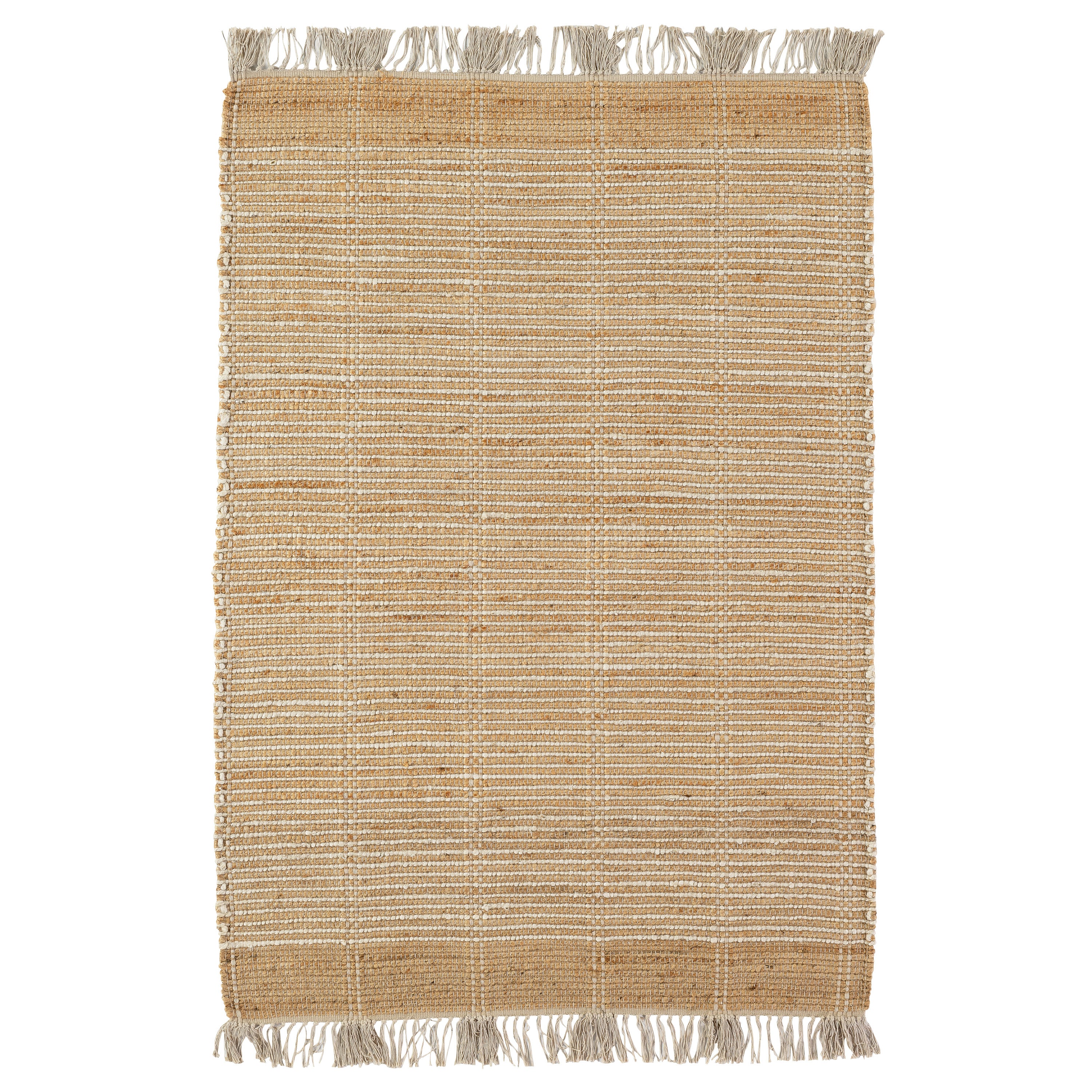 Halı Sand Jüt Naturel/Fildişi