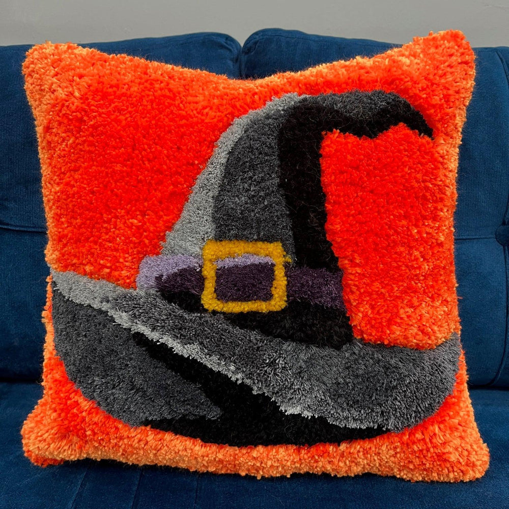 Halloween Witch Hat Kırlent