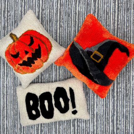 Halloween Witch Hat Pillow-Yastık & Kırlent-FILLE A FILLE DESIGN STUDIO-NowShopFun