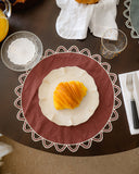 Halo Amerikan Servis-Amerikan Servis-Mariaida Home-Bordo/Beyaz-NowShopFun