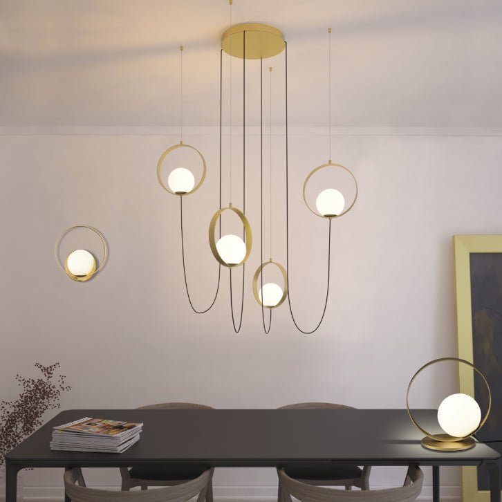 Halo Sarkit 4l Gold-Opal Ø30x150 Cm Led 20w 3000k