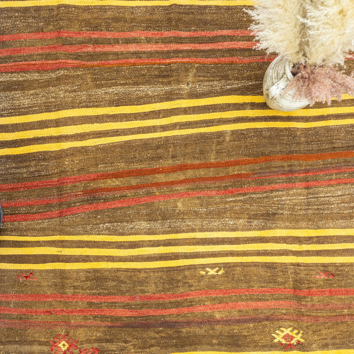 Hara El Dokuma Çubuklu Kilim 214x338 cm