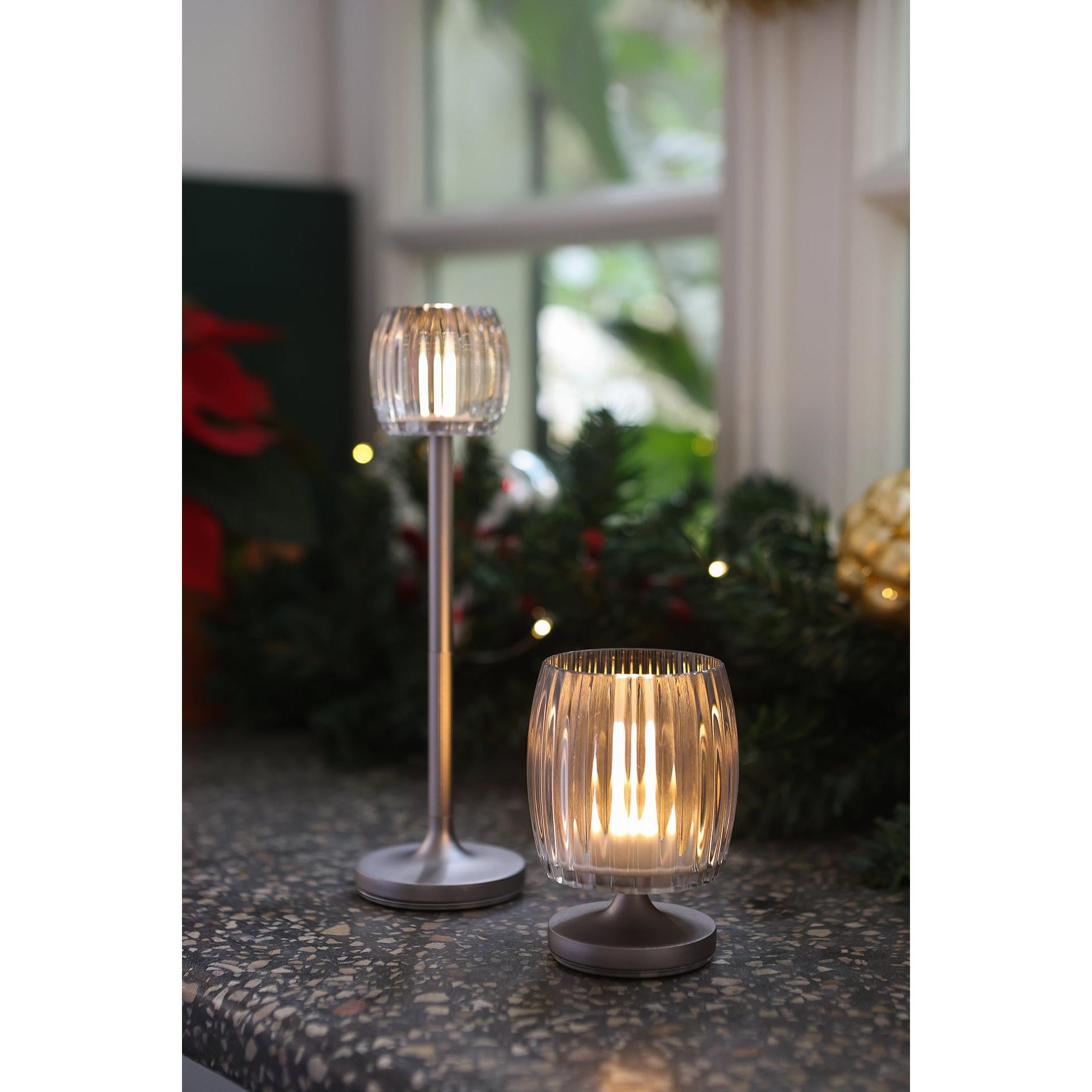 Hari Waves Bistro Lamba Gümüş Beyaz