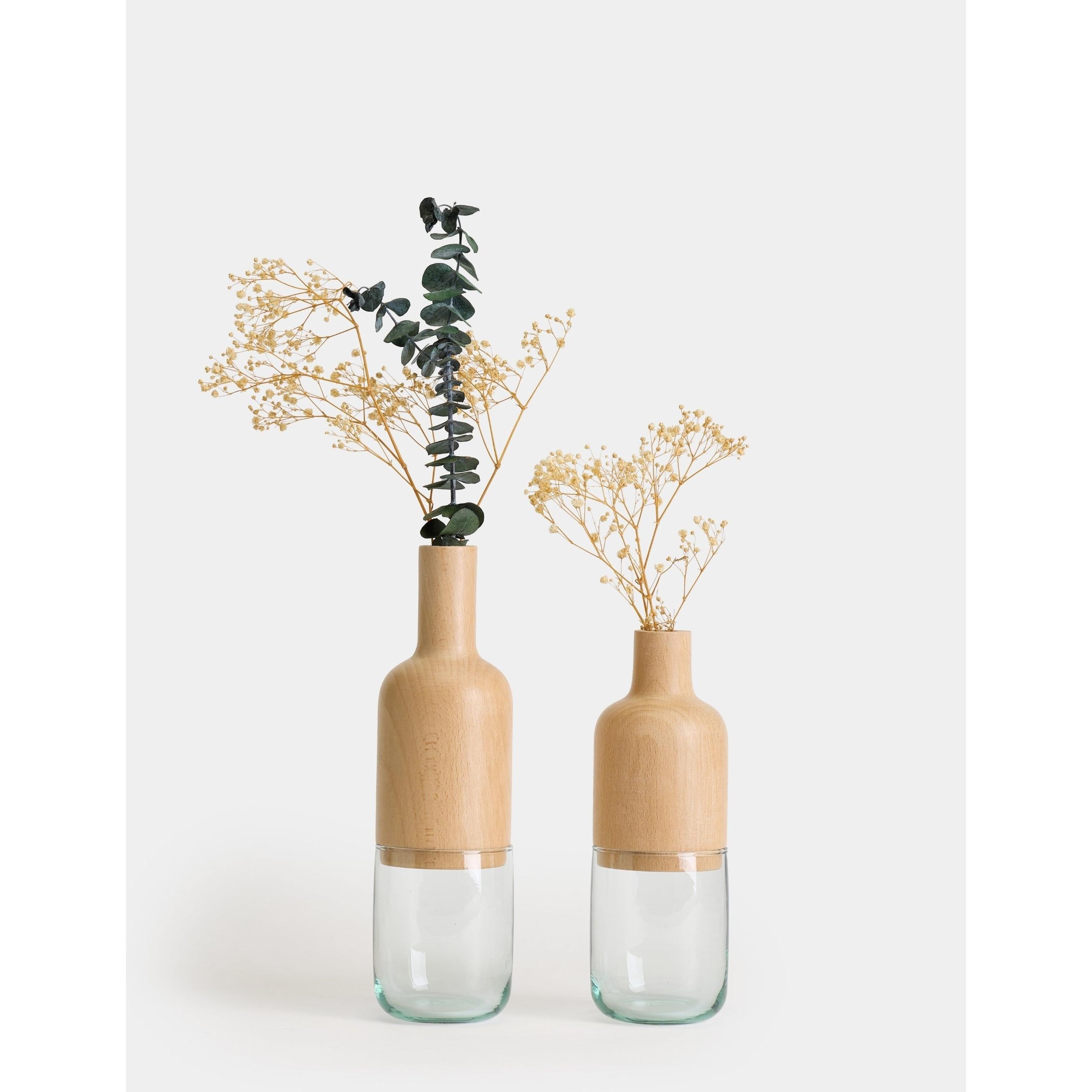 Harmony Minimalist 2'li Vazo Seti - Mint Yeşil