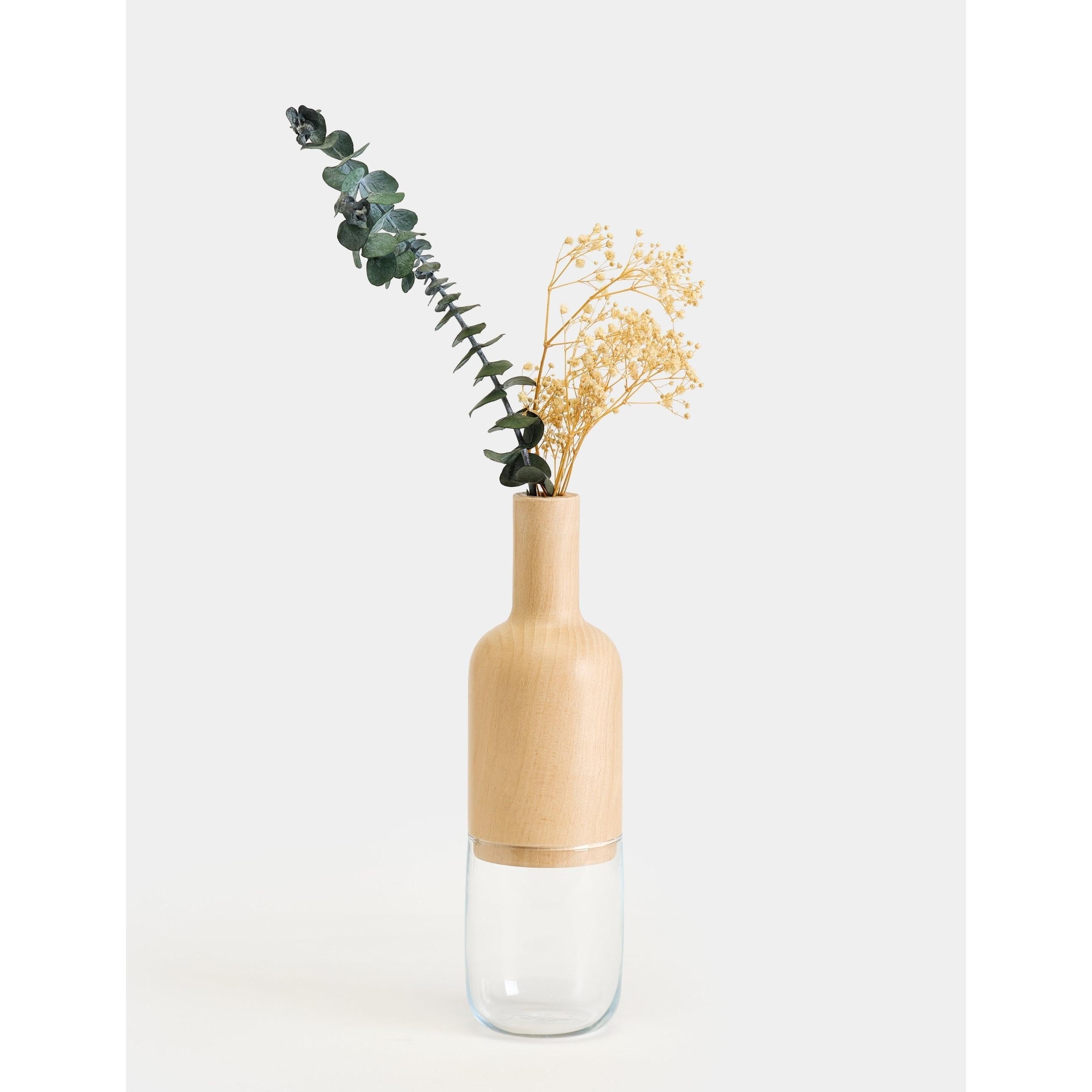 Harmony Minimalist 2'li Vazo Seti - Şeffaf