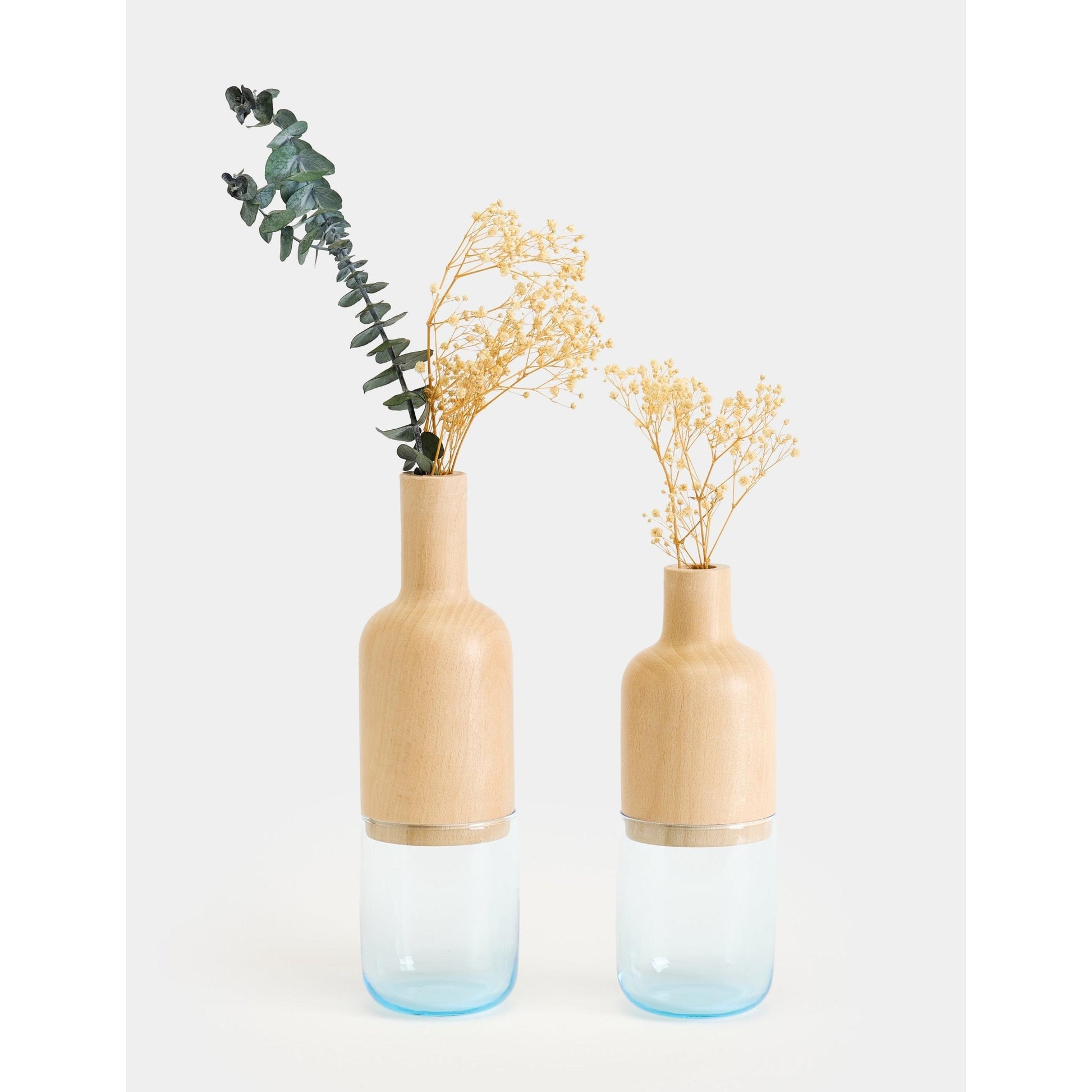 Harmony Minimalist 2'li Vazo Seti - Turkuaz