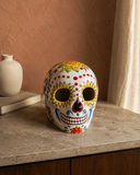 Skull Yellow Rose Dekoratif Ürün