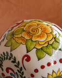 Skull Yellow Rose Dekoratif Ürün