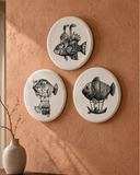 Dream Fish Set Duvar Tabağı-Duvar Aksesuarı-Haru Concept-NowShopFun