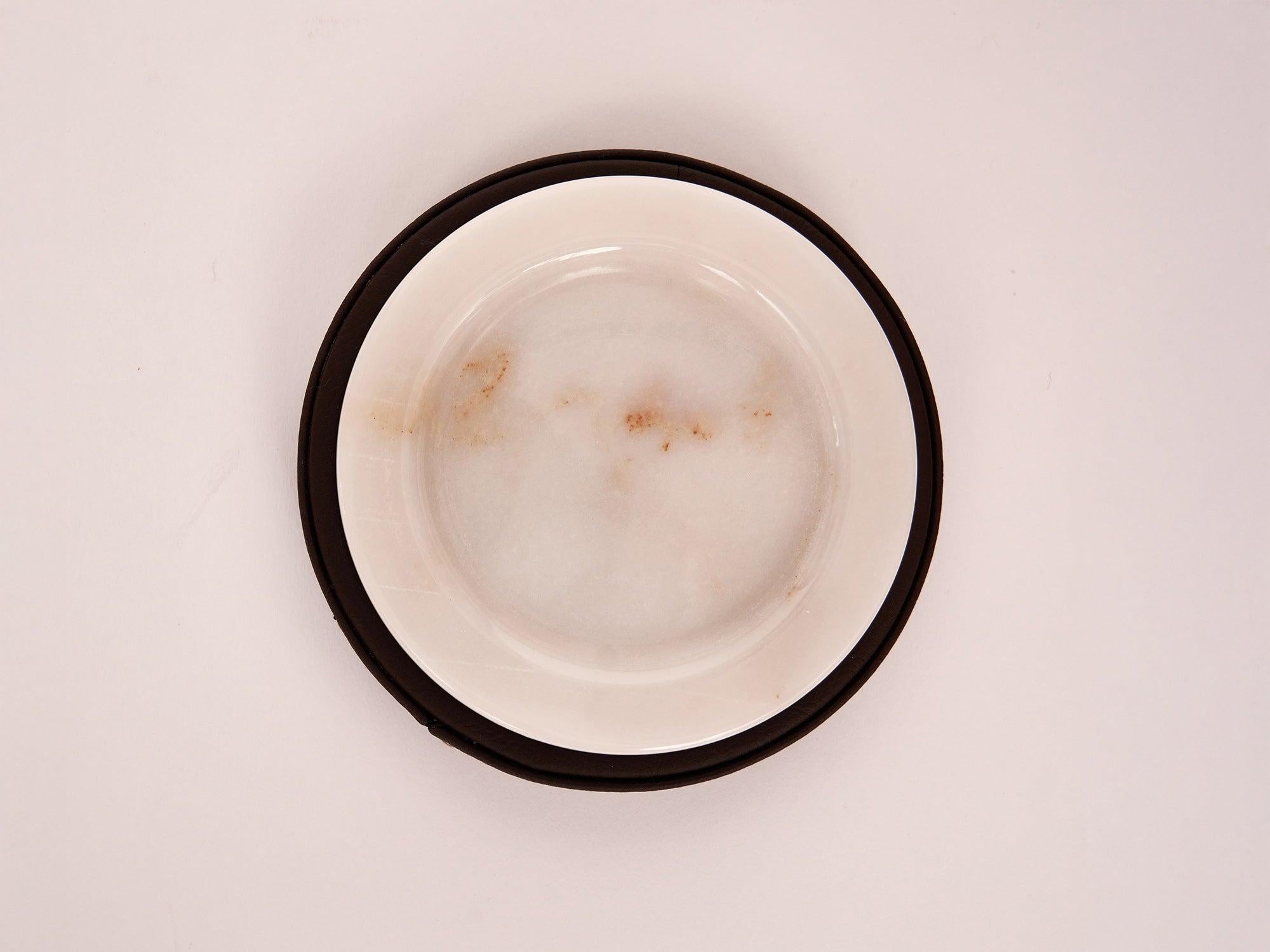 Marlera Beyaz Bardak Altlığı