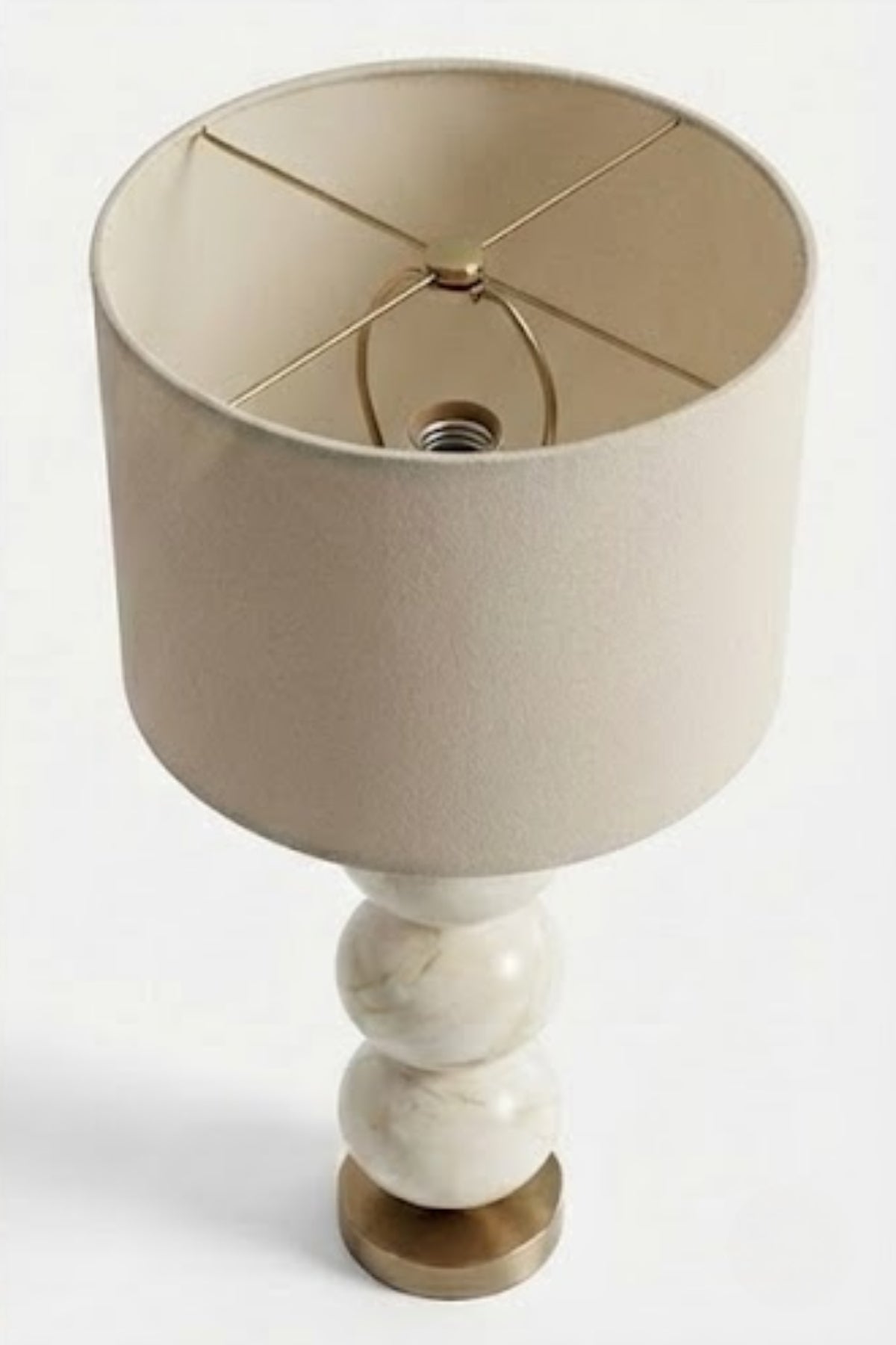 Havoris Modern Mermer Gövdeli Dekoratif Masa Lambası