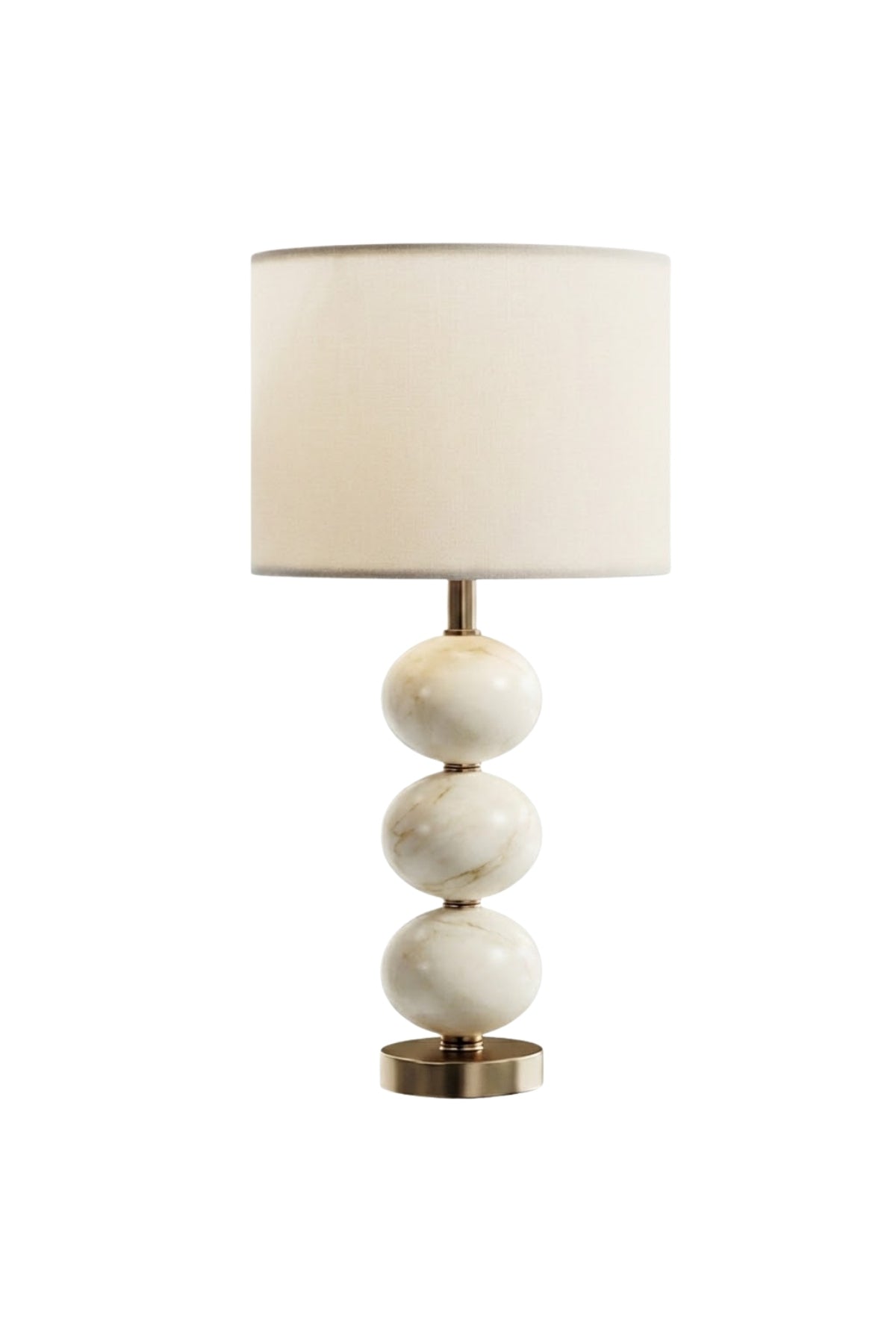 Havoris Modern Mermer Gövdeli Dekoratif Masa Lambası