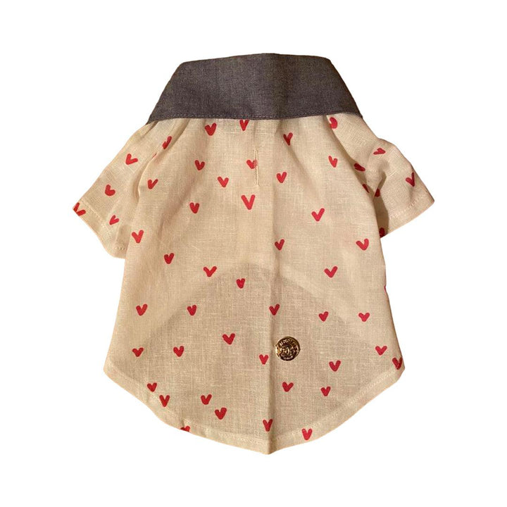 Heart Shirt-Pet T-shirt-My Petit Paw-small-NowShopFun