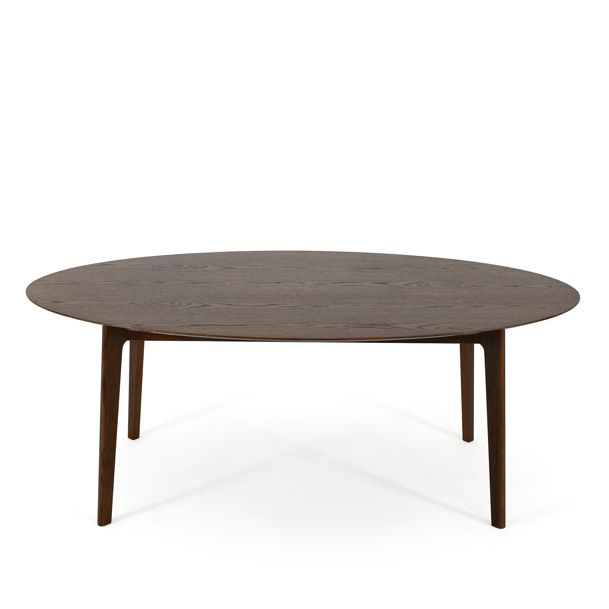 Henlow Oval Yemek Masası | Koyu Meşe