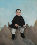 Henri Rousseau - Kayaların Üzerindeki Çocuk Fine Art Baskı