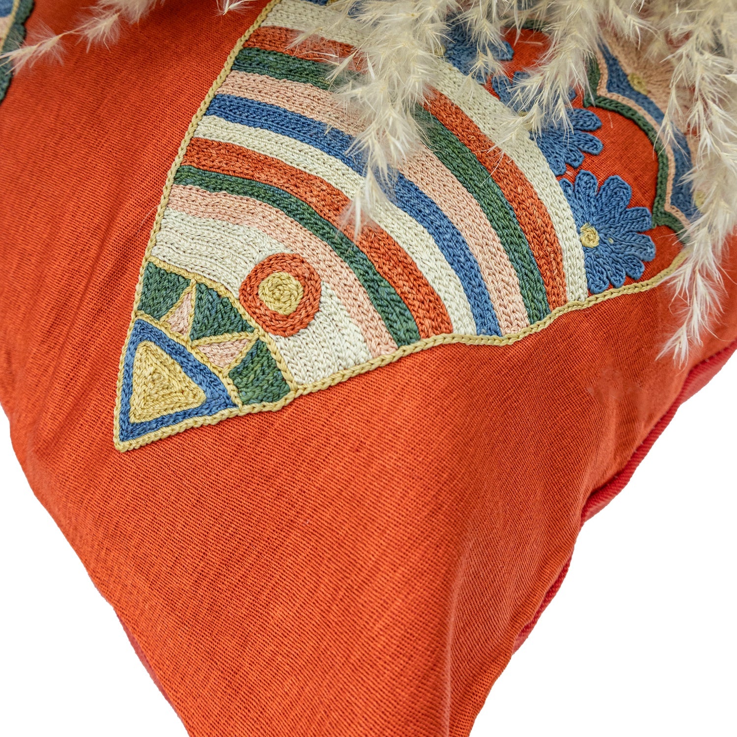 Heper Balık Desenli Kırlent 50x50 cm-Yastık & Kırlent-Soho Antiq-NowShopFun