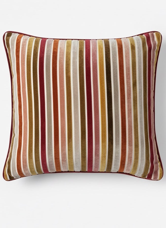 Hera, Desenli Kadife Çift Taraflı Kırlent Kılıfı-Kırlent Kılıfı-Go&Co Concept-rosegold-NowShopFun