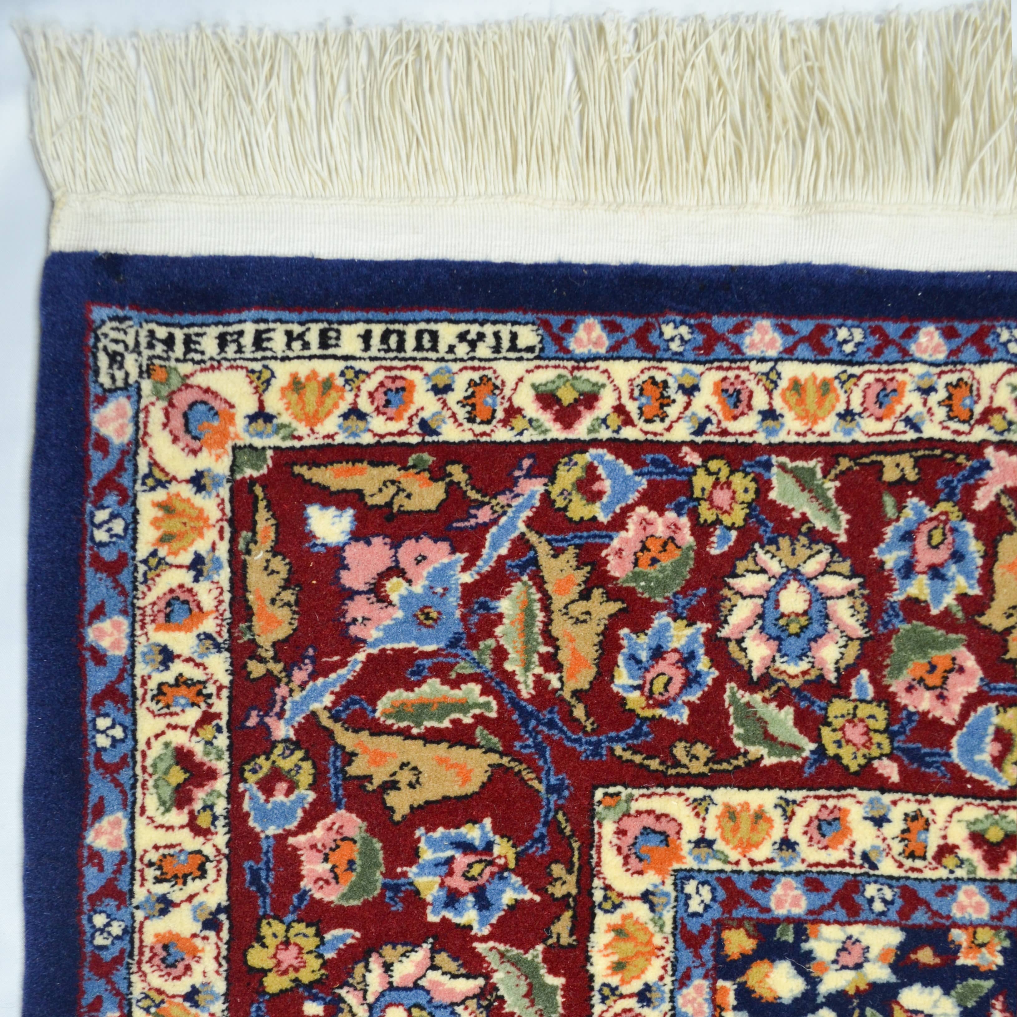 Hereke Özel 100. Yıl Serisi Yün Halı 151x259 cm