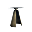 Herse Metal Ayaklı Cam Yan Sehpa-Lucenti Design-NowShopFun