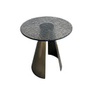 Herse Metal Ayaklı Cam Yan Sehpa-Lucenti Design-NowShopFun