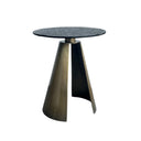 Herse Metal Ayaklı Cam Yan Sehpa-Lucenti Design-NowShopFun