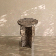 Menekşe Mermer Yan Sehpa-Yan Sehpa-Adomar Marble-Narcis-NowShopFun