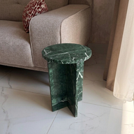 Menekşe Mermer Yan Sehpa-Yan Sehpa-Adomar Marble-Menekşe-NowShopFun