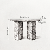 Mermer Dresuar - Consol VV-Dresuar-Adomar Marble-Traverten-NowShopFun